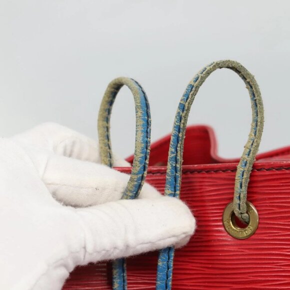 LOUIS VUITTON Epi Noe Shoulder Bag Bicolor Red Blue - Picture 10 of 16